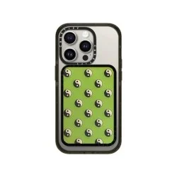 Casetify Magsafe Snappy Cardholder Stand - Yin Yang Print
